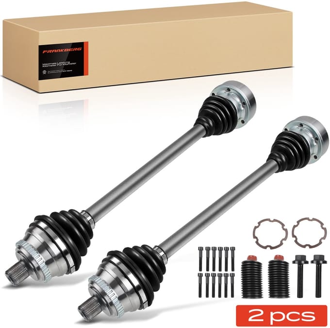 Frankberg 2x Aandrijfas Achteras voor Audi A4 8D2 B5 80 Avant 8C5
