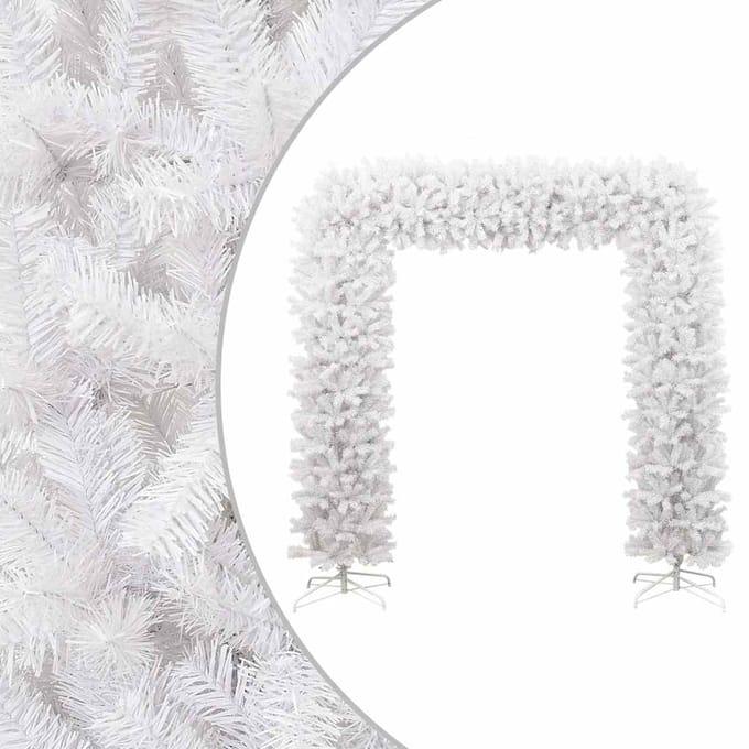 vidaXL - Kerstboog - 240 - cm - wit