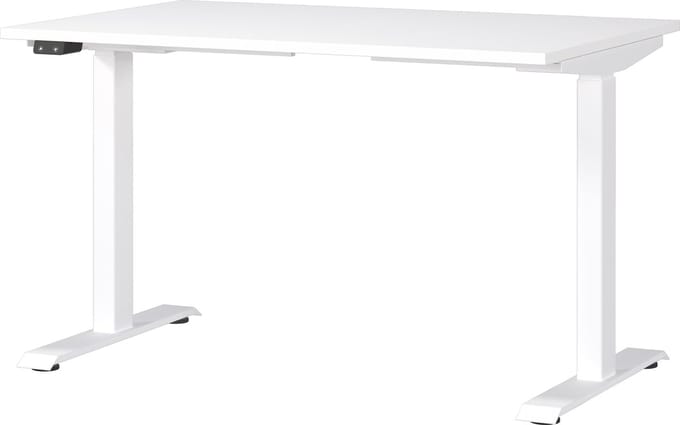 Elektrisch zit-sta Bureau Galileo Wit - 120x80cm - Hoogte 120 cm - In hoogte verstelbaar