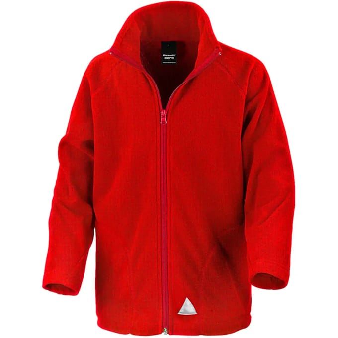 Result Junior Microfleece Jacket RT114J - Red - M (8-10)