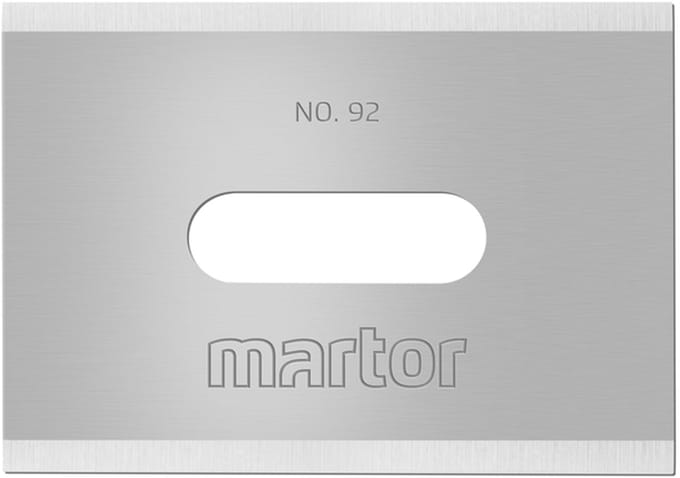 Reserve mesjes voor Martor Secupro Merak mes. per 10 in houder. 4 zijdig bruikbaar