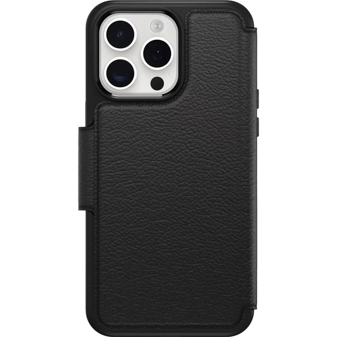 OtterBox Strada MagSafe Case - Geschikt voor Apple iPhone 15 Pro Max - Shadow - Zwart