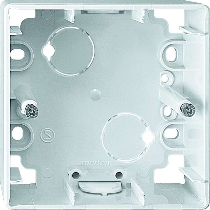 Schneider Electric Merten System M opbouwrand atelier-m 1-voudig atelier-m/1-m wit