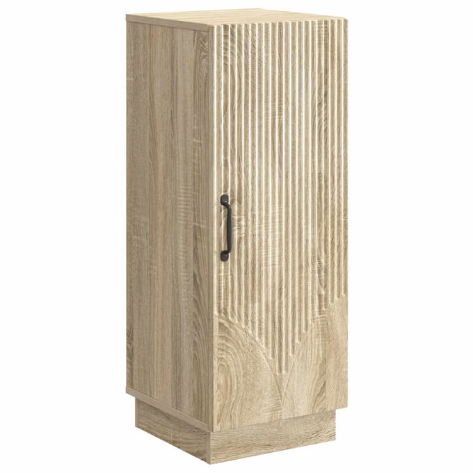 vidaXL - Dressoir - Sonoma - Eiken - 33 - x - 34,5 - x - 87 - cm - Bewerkt - hout