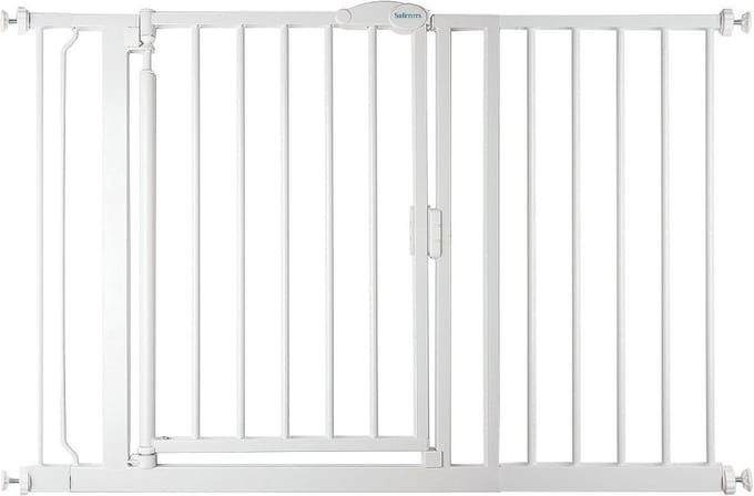 Safetots Self Closing Klemhek, Traphekje, 118,2cm - 125,2cm, Wit