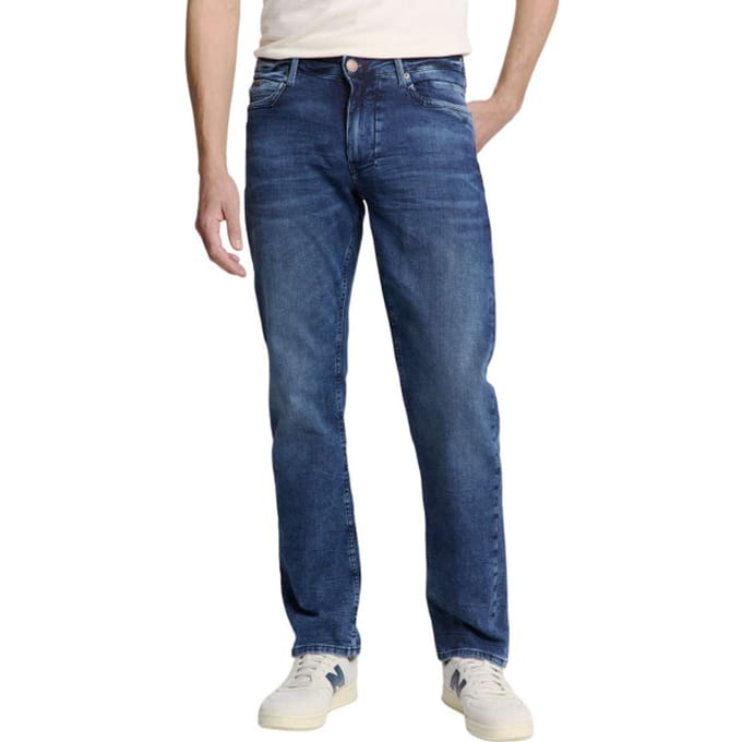 No Excess Denim, relaxed fit 715, stone used, stone used den
