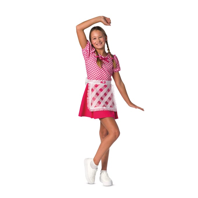 K3 verkleedkleding - verkleedjurk De 3 Biggetjes - 9/11 jaar - Maat 152