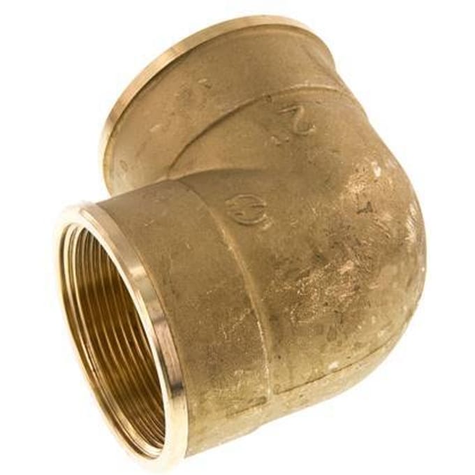 G 2'' Messing L-Fitting 90graden 16 Bar - FL2E-F-B-200G