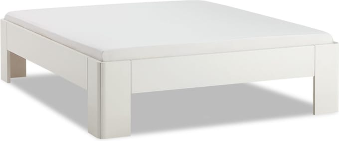 B Bright Fresh 450 Bed 140 x 210 cm - Bedframe Wit - Bedombouw - Instaphoogte: 45cm - Tweepersoonsbedden