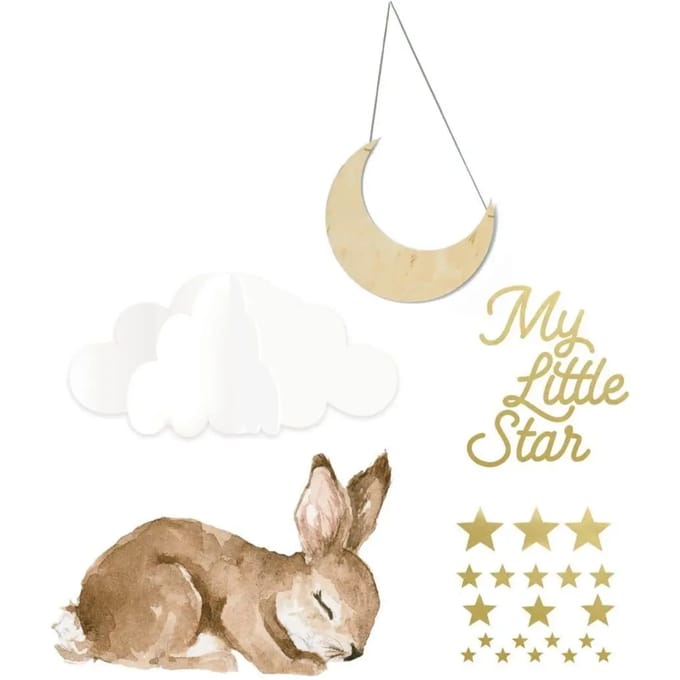 Stickers voor baby's Dekornik Bunny Set