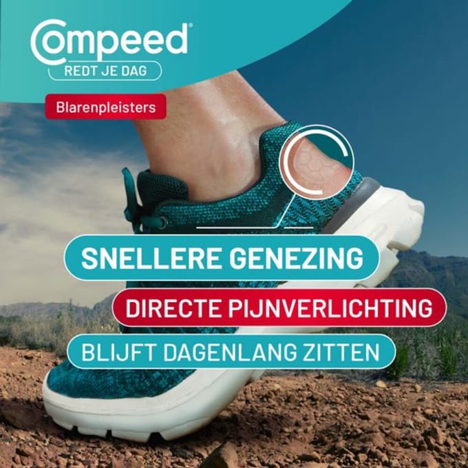 Compeed Blarenpleister Medium - 2 x 6 stuks - Voordeelverpakking