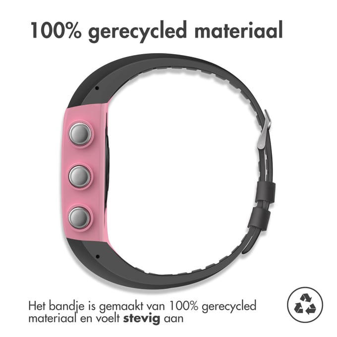 imoshion Siliconen bandje voor de Polar M400 / M430 - Zwart