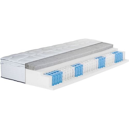 BECO Boxspringmatras met pocketveringkern en comfortschuim topper Royal Flex (Medium (H2), 100 x 200 cm)