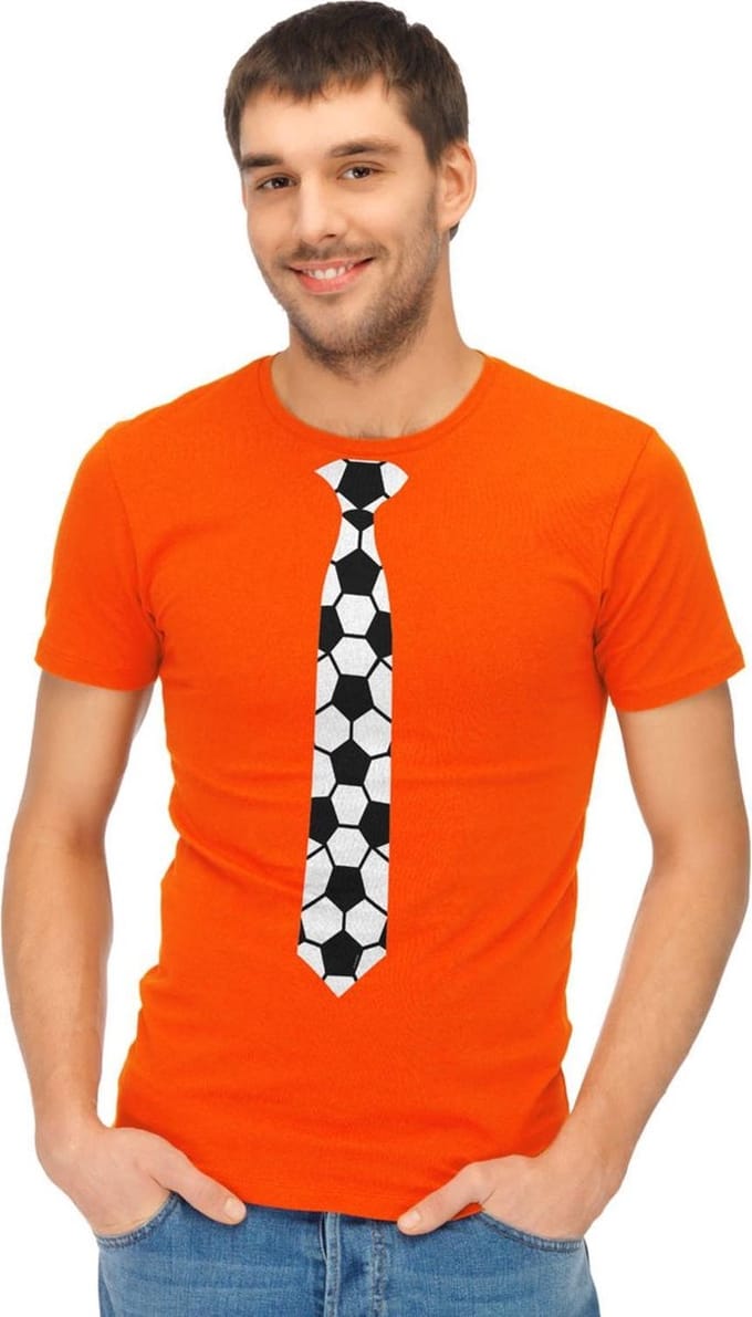 Folat T-shirt Holland Heren Polyester Oranje one-size