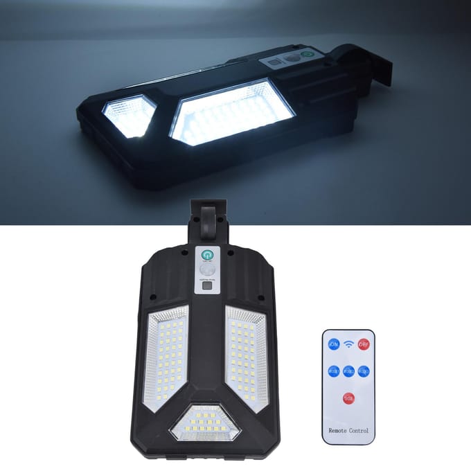87LED Solarlamp Tuinlamp Bewegingssensor Straatlantaarn IP65 Waterdicht Buiten Wandlamp met