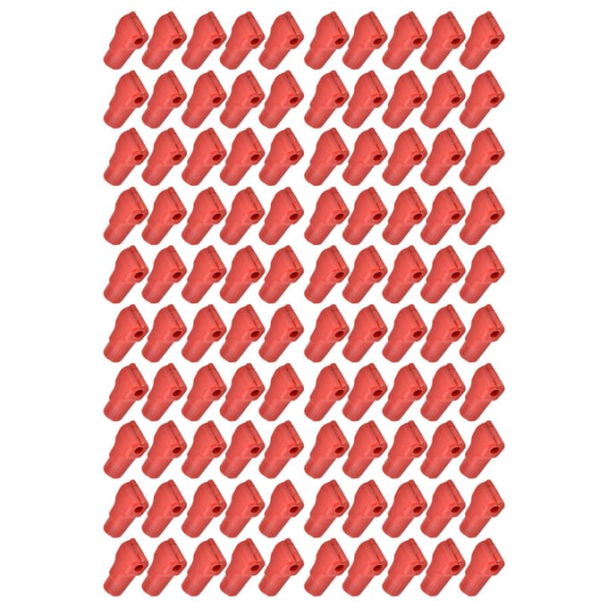 100 Stuks Mobiele Telefoon Diefstalbeveiligingshaak Slot Winkelgoederen Slot Rood (7MM) red