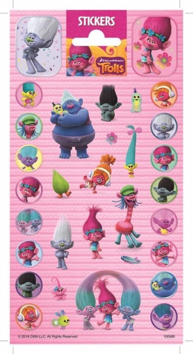 Trolls DreamWorks stickers