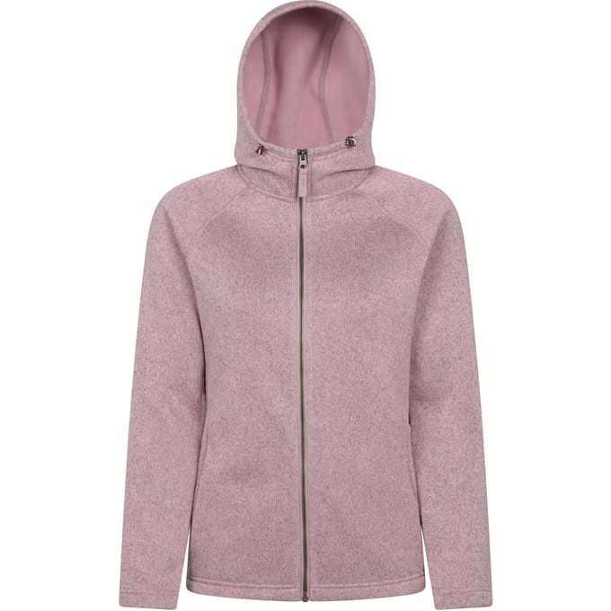 Mountain Warehouse Dames/dames Nevis Full Zip Hoodie (Lichtroze)