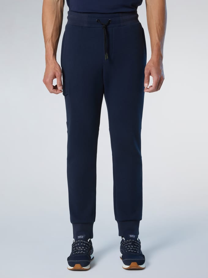 North Sails Joggingbroek Piqué Scuba Stof met Cargo Style