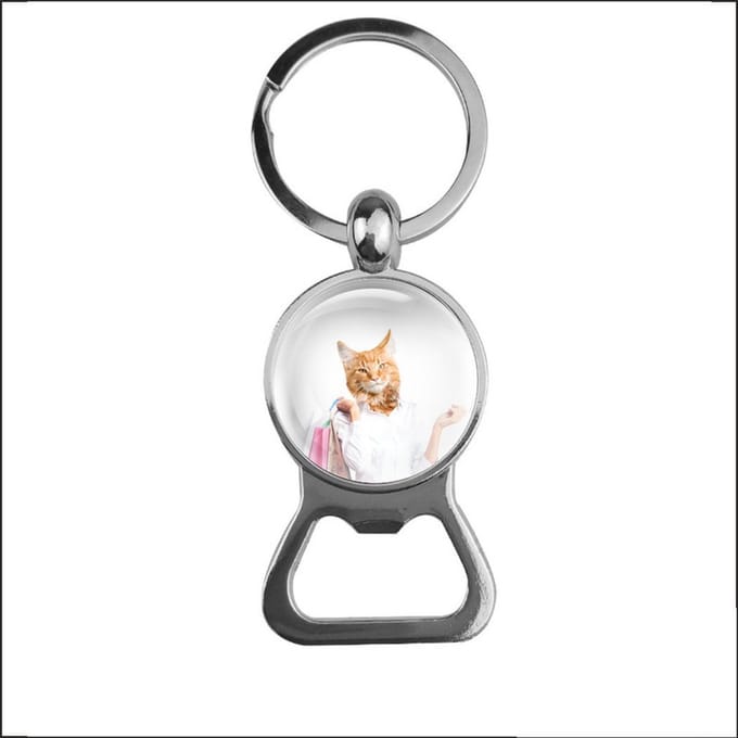 Bieropener Glas - Kat