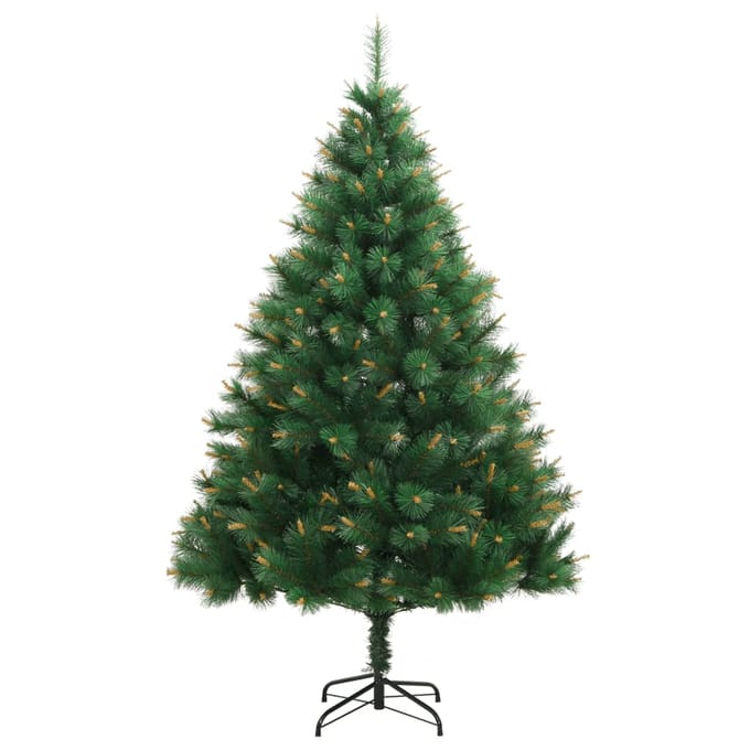 vidaXL - Kunstkerstboom - met - scharnieren - en - standaard - 150 - cm