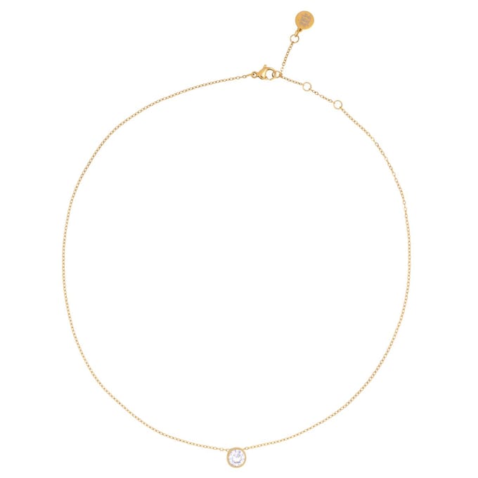 Chic by Lirette - Ketting Milano Wit - Goud