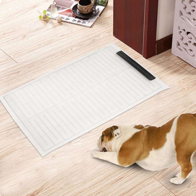 Tapis répulsif électrique pour chien, pour la protection des meubles de canapé white