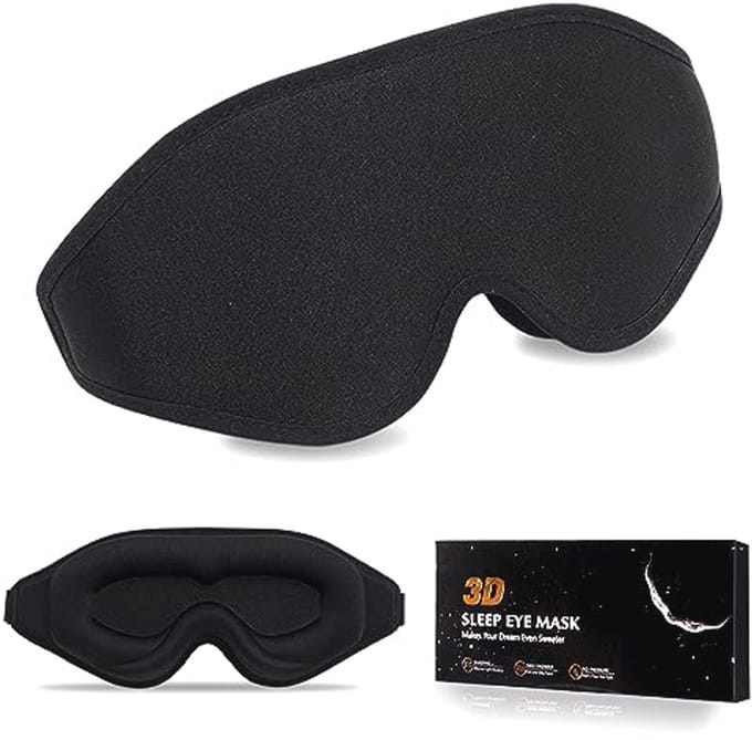 3D Lichtblokkerend Slaapmasker voor Optimale Zichtcomfort