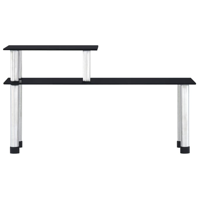 vidaXL - Keukenschap - 45x16x26 - cm - gehard - glas - zwart