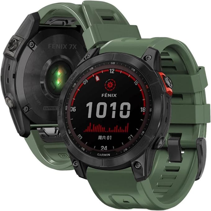 Tech-Protect IconBand Strap for Garmin Fenix 3 / 5X / 3HR / 5X Plus / 6X / 6X Pro / 7X - Green
