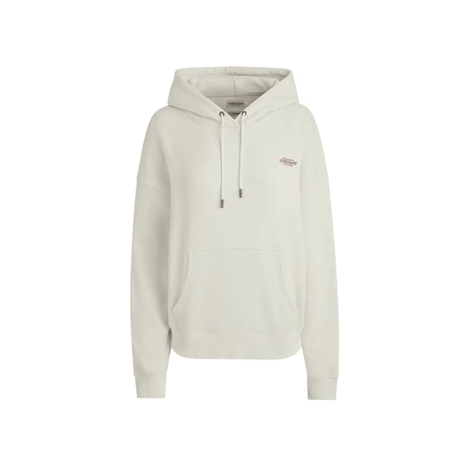 Guess Jeans American Trad Hoodie Wit XS Vrouw