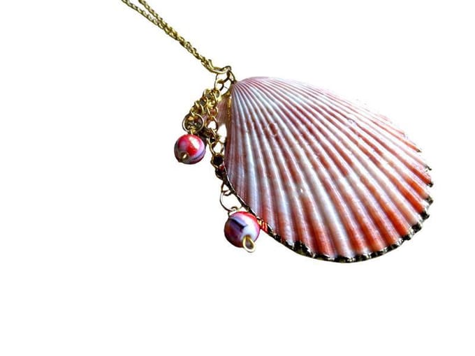 2 Love it Schelp Roze - Ketting - Schelp