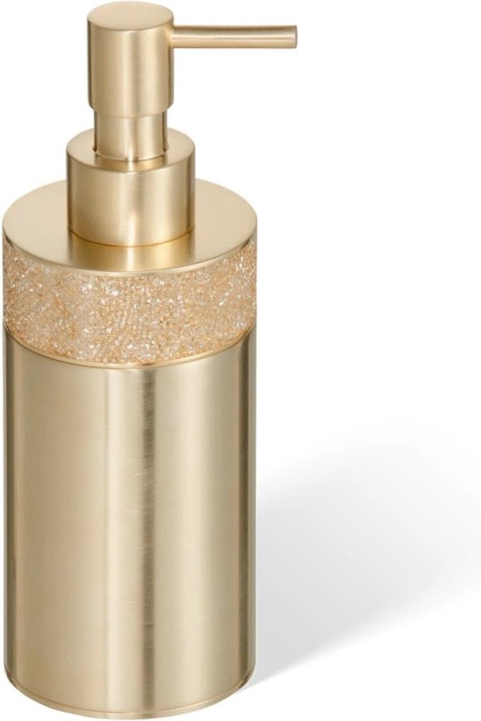 Zeepdispenser - ROCKS SSP 1, goud mat - Swarovski crystals