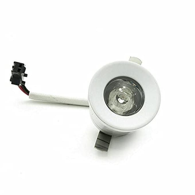 Inbouw LED-spot 1W met Wit Licht 6500K en Warm Wit 3000K
