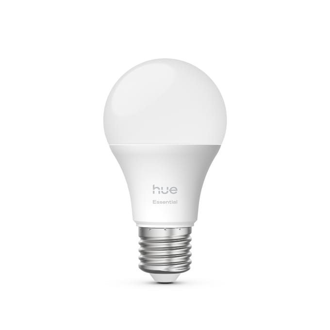 Philips Hue Essential LED lamp - E27 fitting - bevat 1 lamp - aanpasbaar wit en gekleurd licht - standaard lampvorm - slimme verlichting