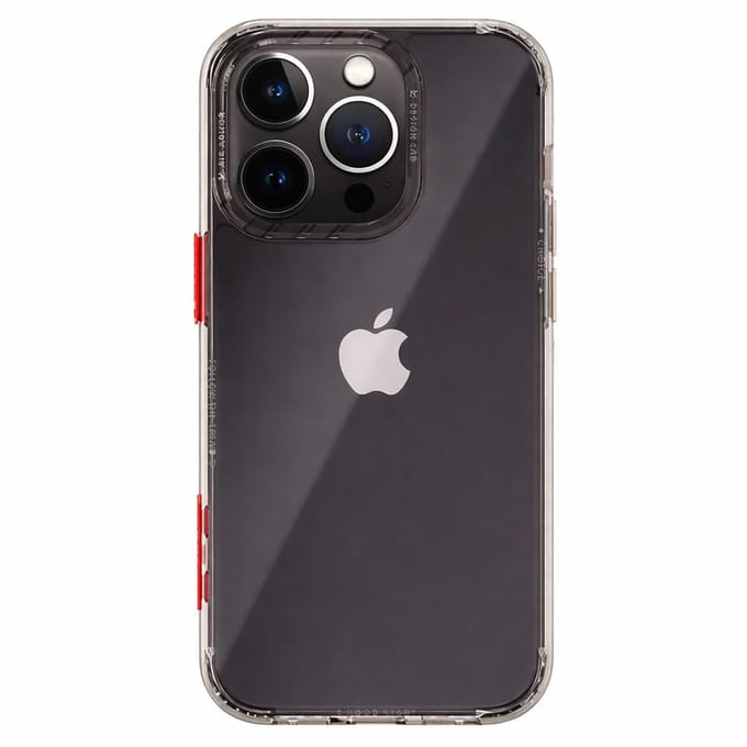 Telefoonhoesje Air Serie Geschikt voor iPhone 14 Plus - Transparant Zwart