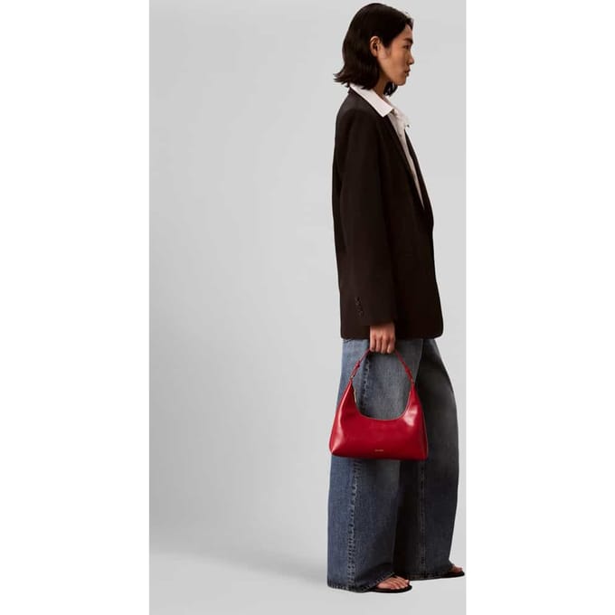 Handtas met Labeldetail
