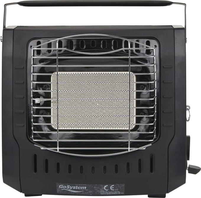 GoSystem Dynasty – Gaskachel – Traploos Regelbaar – Draagbaar - Piezo Ontsteking - 2000 Watt
