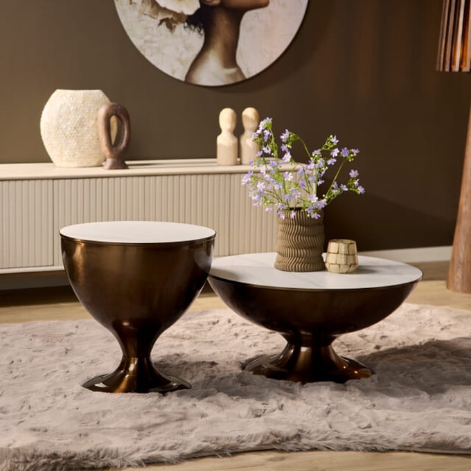 Starfurn - Salontafel Ava - Brons - 75x75x38 cm