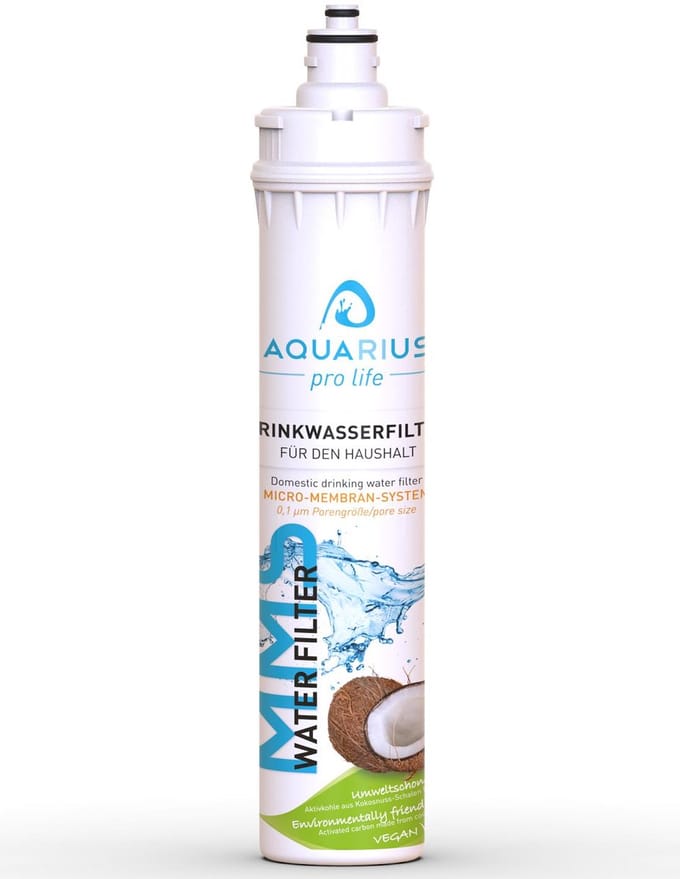 AQUARIUS pro life – MMS vervangingspatroon – drinkwaterfilter – 3‑staps