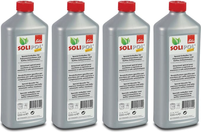 Solis Solipol Special Ontkalker - Ontkalker Koffiemachine - 4 x 1 Liter