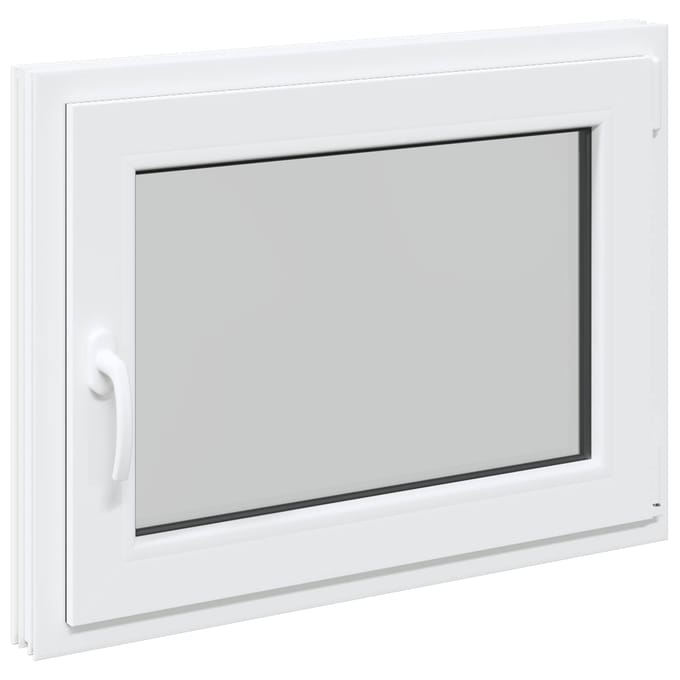 vidaXL - Kleur - binnenkant - kelderraam - Wit - RISOR - 80 - x - 70 - cm