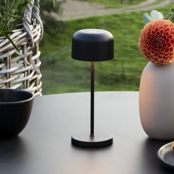 Konstsmide 7835-750 Lille LED-accutafellamp 2.2 W Warmwit Zwart