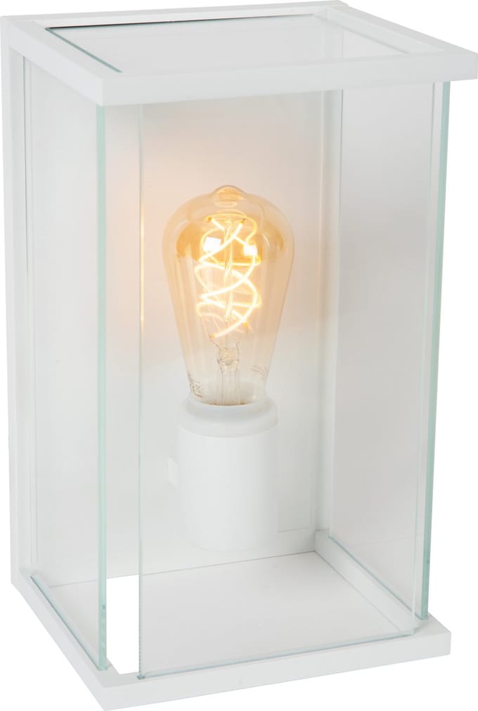 Lucide CLAIRE - Wandlamp Binnen/Buiten - 1xE27 - IP54 - Wit