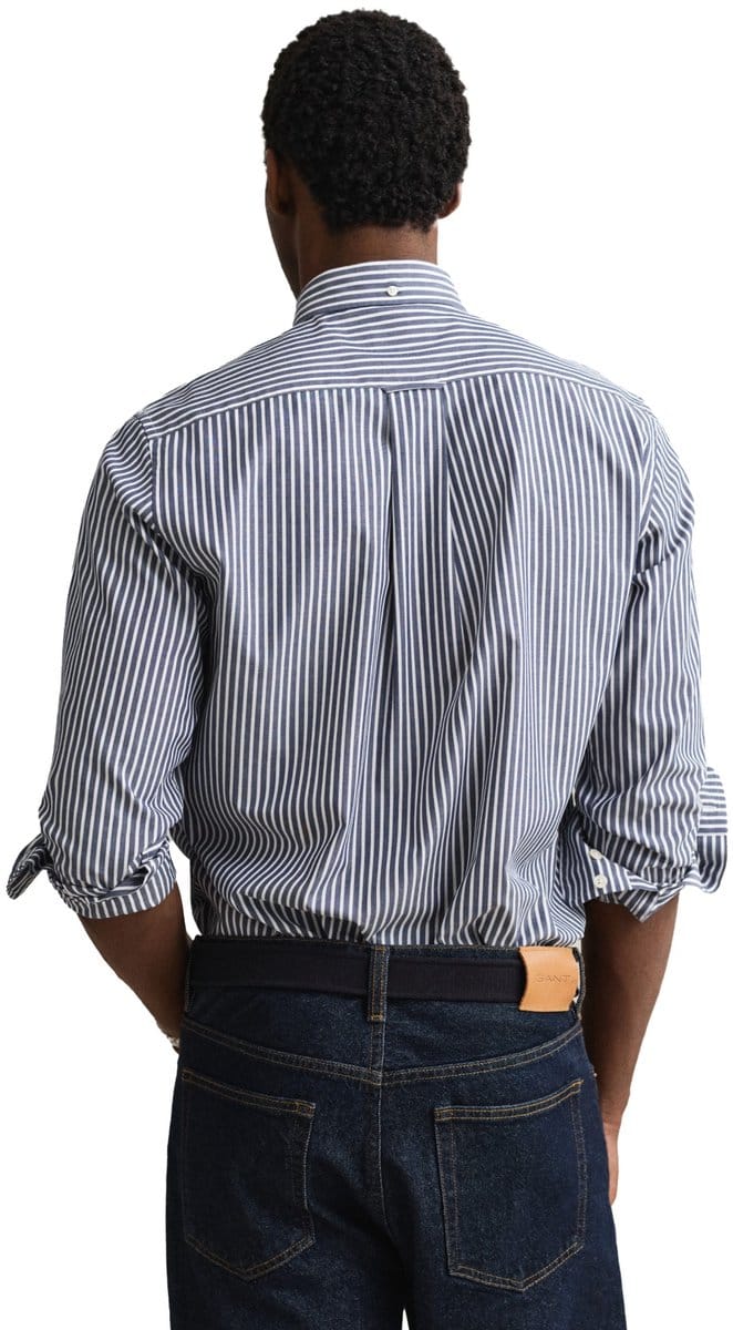 Gant blauw gestreept overhemd normale fit