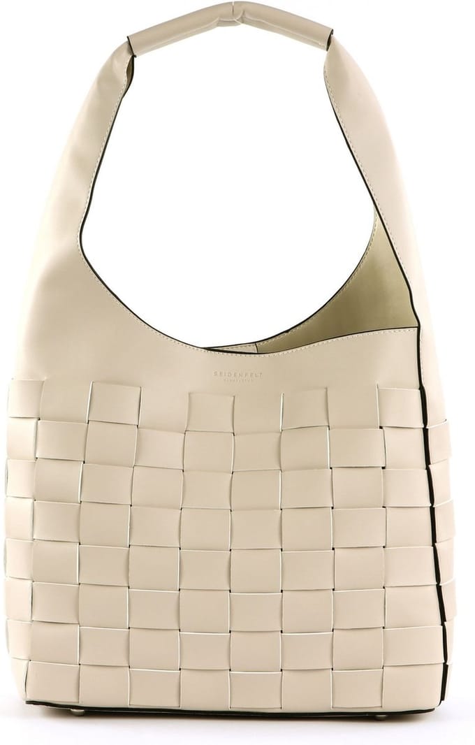 SEIDENFELT MANUFAKTUR Schoudertas SFM204 Hobo Soft Beige