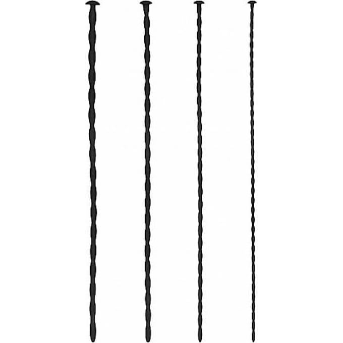 'Silicone Spiral Screw Plug Set Beginners', 4 stuks