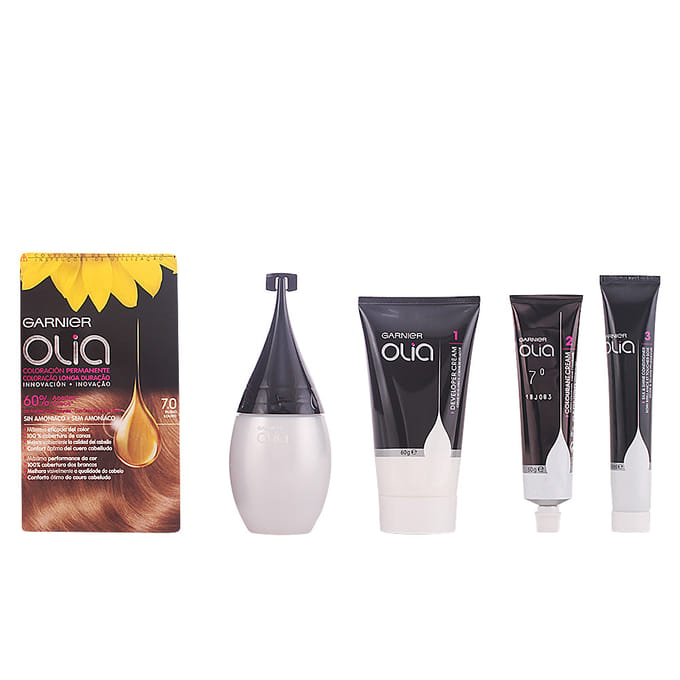 Olia Permanente Kleuring #7,0 Lichtblond Set 4 stuks