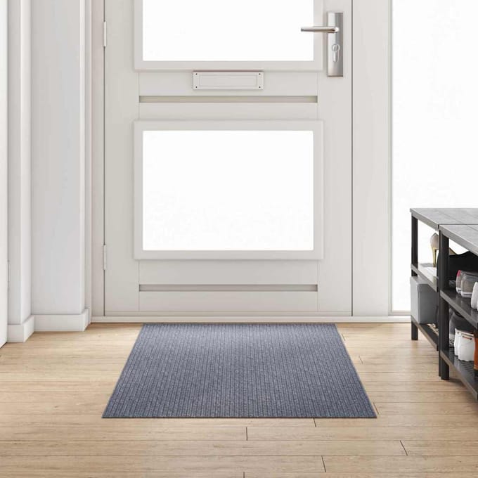 vidaXL - Tapijt - Loper - Lichtgrijs - 80 - x - 200 - cm - Stof