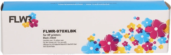 FLWR - Inktcartridge / 970XL / Zwart - Geschikt voor HP